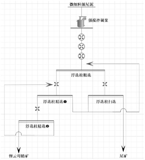 從尾泥中回收微細粒級鋰云母的選礦方法與流程