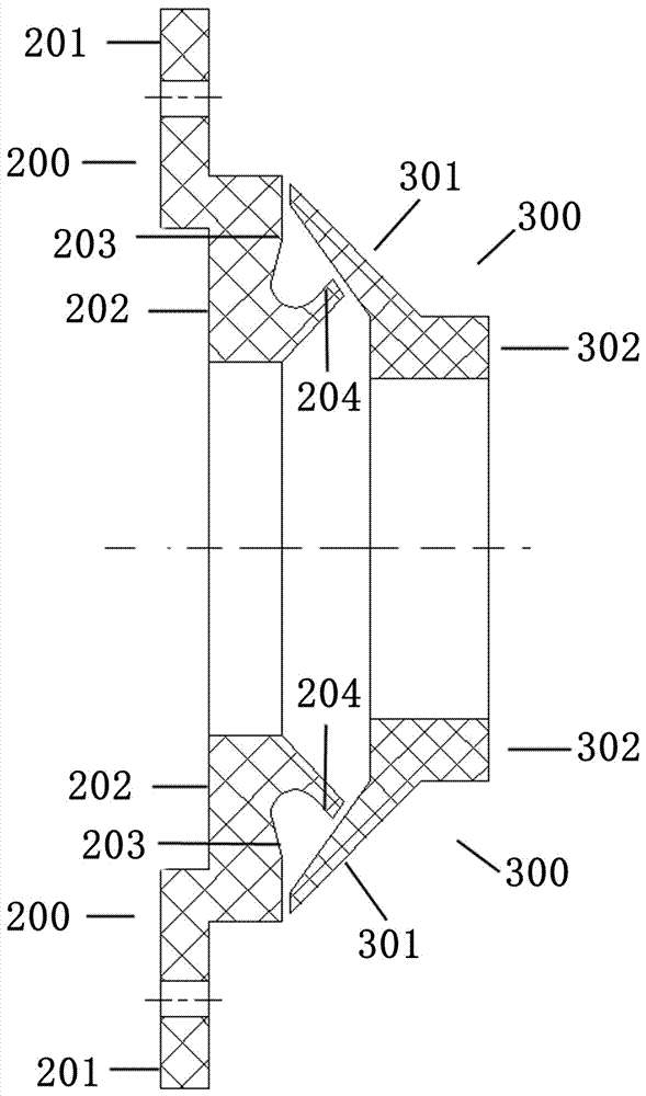 新型的球磨機進料口密封組件的制作方法