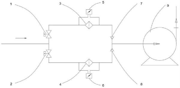 用于鋰電回收濕法浸出工段中浸出液過濾系統的制作方法