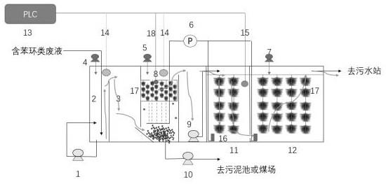 含苯環類物質廢液處理裝置及處理方法