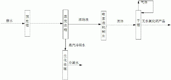 高鹽高有機物廢水中分離回收氯化鈣的方法與流程