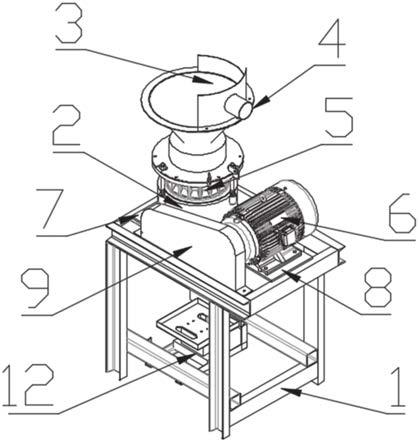 破碎機用防濺落進料口的制作方法