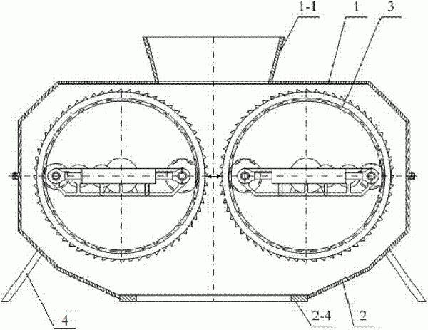 電機內置式煤矸對輥破碎機的制作方法
