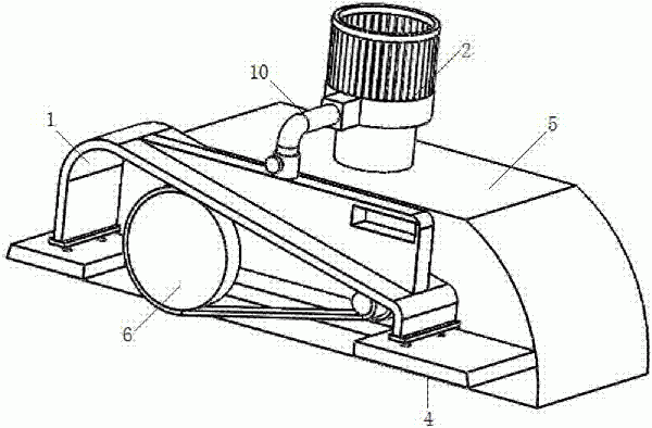 破碎機用防護罩結構的制作方法