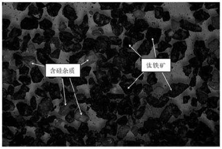 低品質鈦精礦降雜并升級富鈦料的方法與流程
