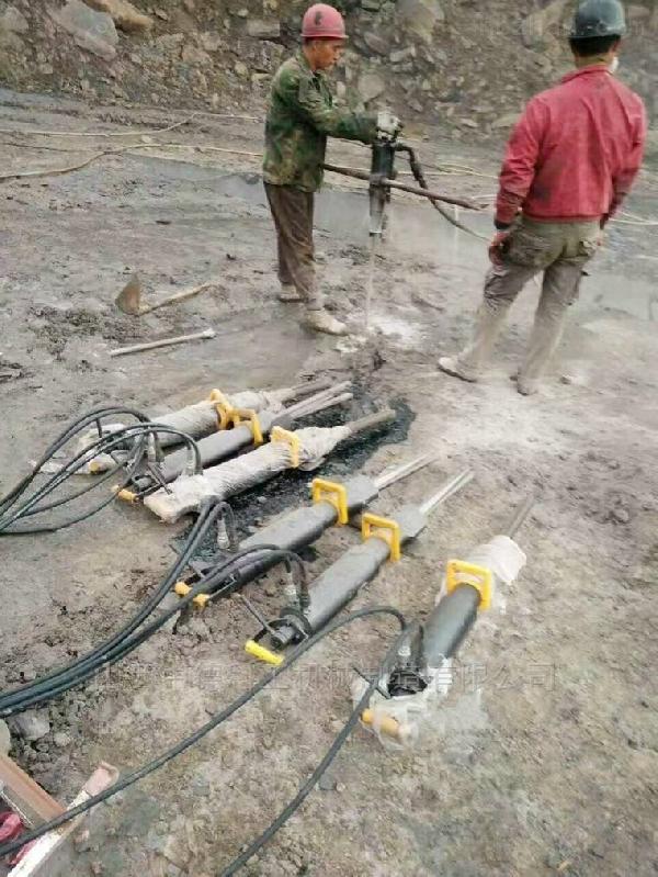 開采石灰石靜態劈裂機丨浙江舟山 破碎機設備