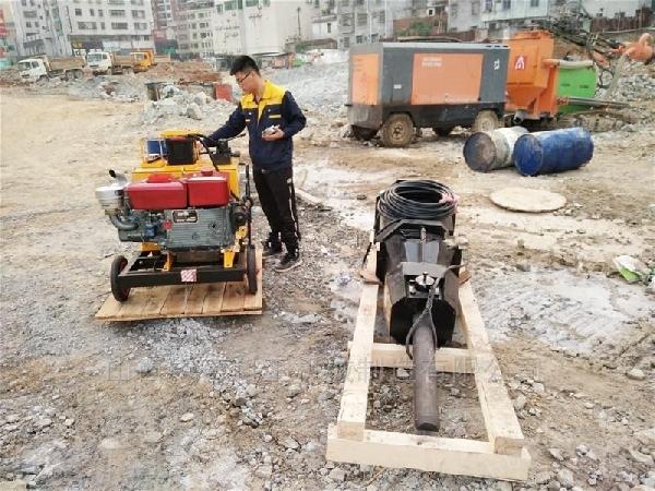 開采石頭分裂機