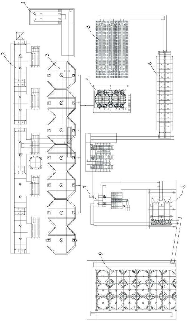 新型制粉生產工藝及其生產線的制作方法