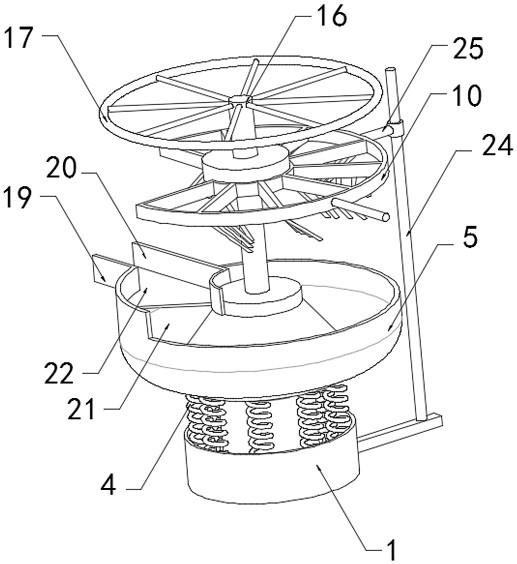 用于壓縮機閥片生產用精拋震動研磨機的制作方法