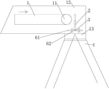 礦業用皮帶下料口分流裝置的制作方法