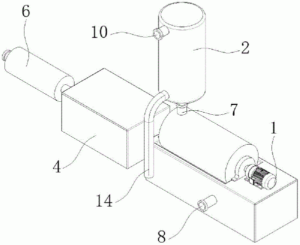 基于臥式離心機的礦山施工用污水處理系統及方法