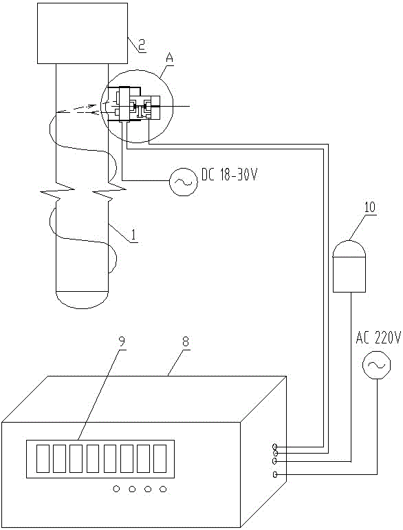 長螺旋鉆機透氣孔堵塞報警裝置的制作方法