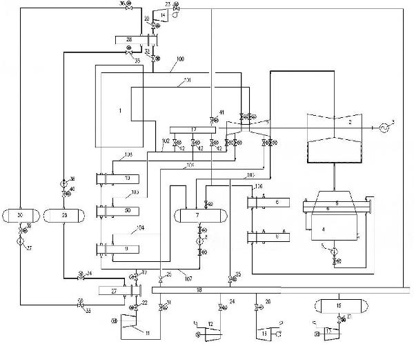 利用退役煤電機組雙壓余熱回收利用壓縮空氣儲電系統的制作方法