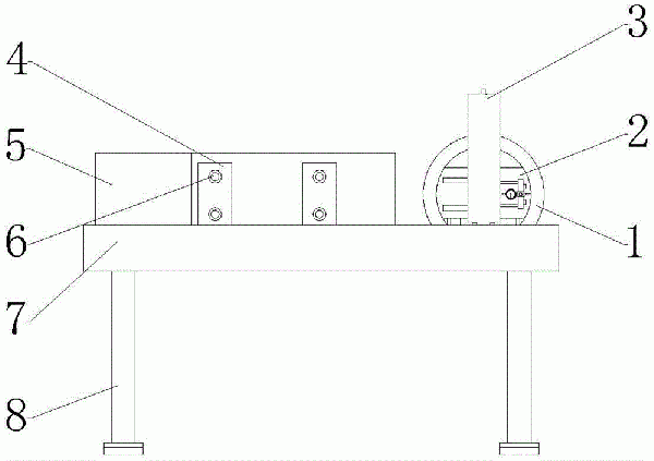 盾構機螺旋輸送機高強度軸承溝道檢測裝置