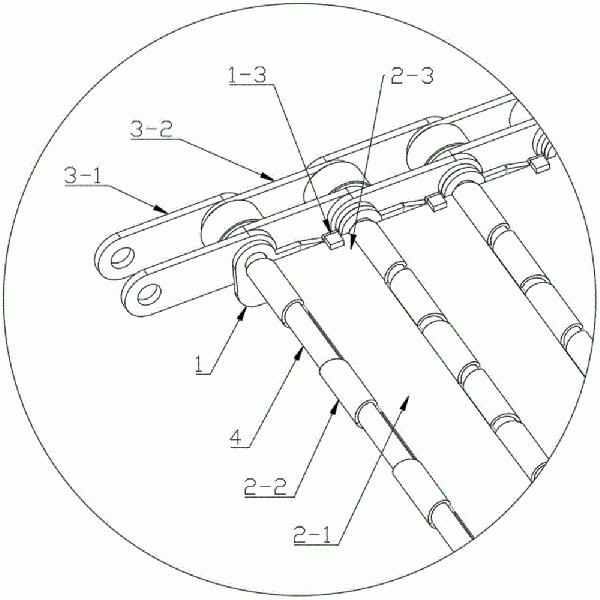 鏈板輸送機用擋板及重載鏈板