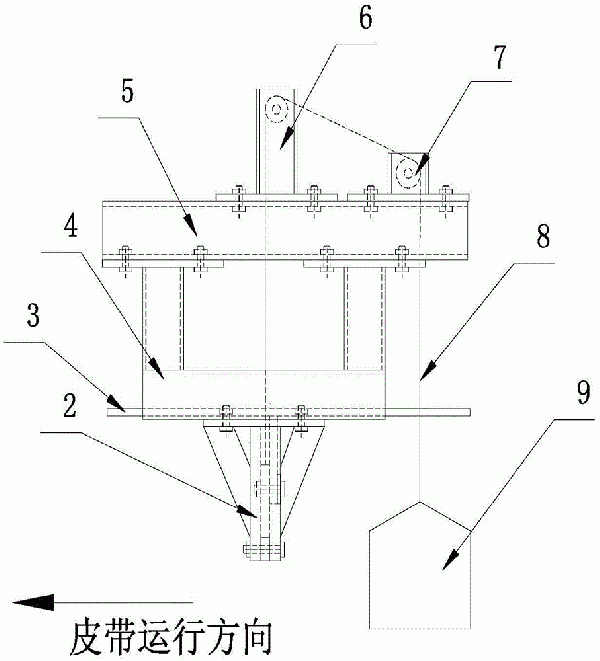 帶式輸送機自動調節刮料器