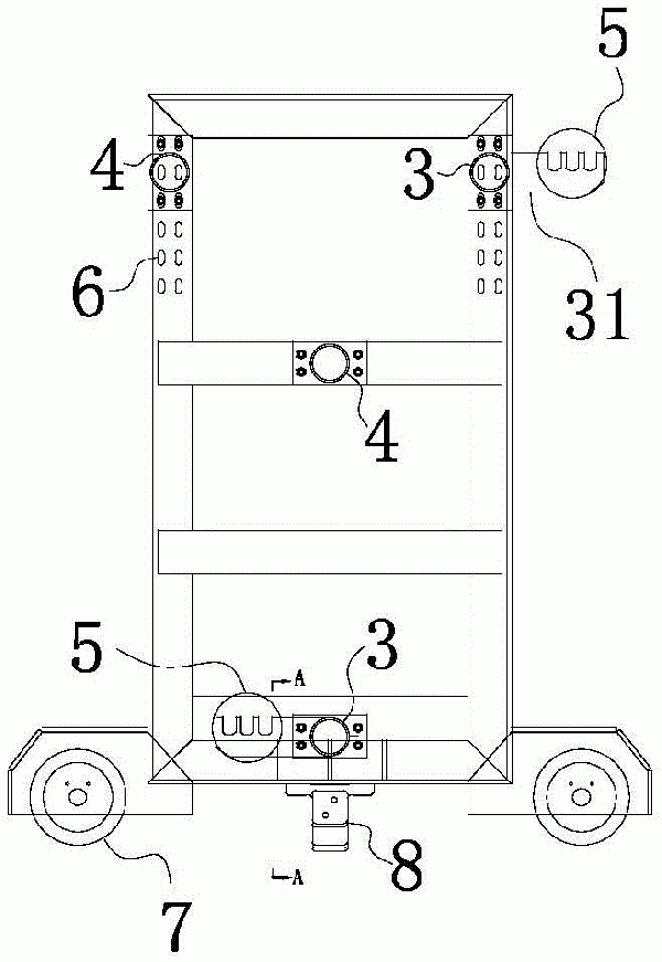 帶式輸送機支撐小車