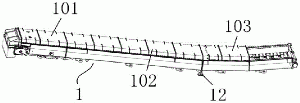 用于移動立軸沖擊式破碎站的帶式輸送機及其作業方法