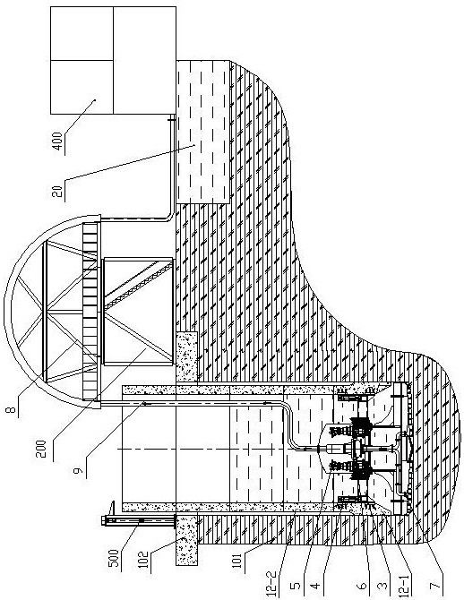 沉井法豎井掘進機及其施工方法