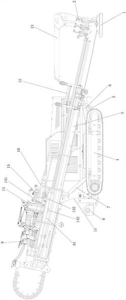 多功能水平定向鉆機用雙齒輪箱動力結構
