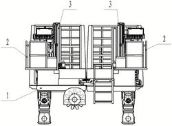 滑軌式雙臂回撤鉆車
