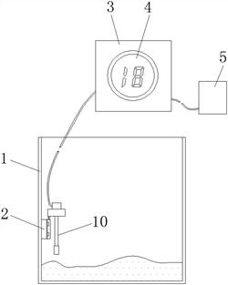電鏟挖掘機內集中潤滑油箱油量監測裝置