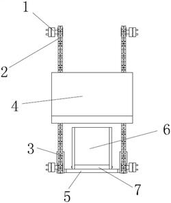 提升機安全升降門結構