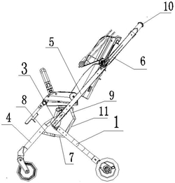 新型嬰兒推車收合機構