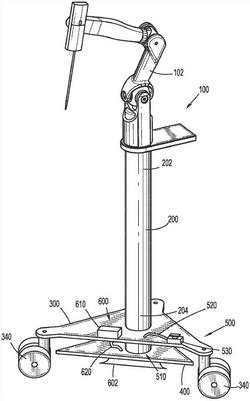 用于外科手術機器人推車的真空固定器