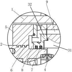 雙輪攪拌鉆機動力頭密封結構