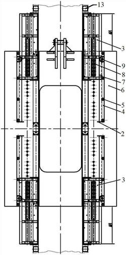 具有移動導軌座的旋挖鉆機動力頭