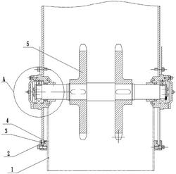 斗式提升機用機尾多道密封結構