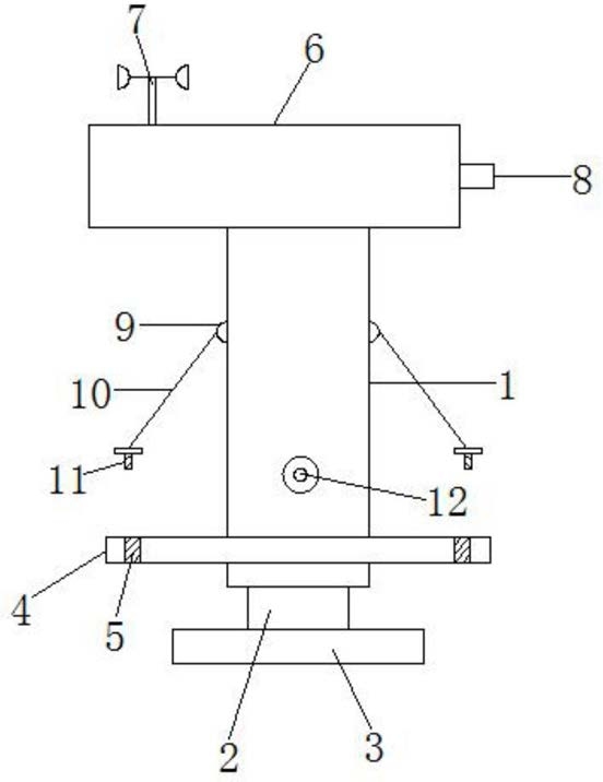 風機發電機組的塔架