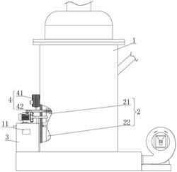 動磨盤上具有水冷結構的磨粉機