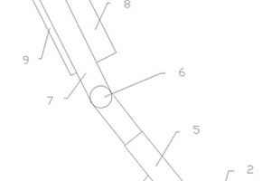 用于巖質高陡邊坡地質產狀測量的羅盤輔助裝置