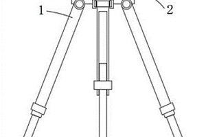 具有穩固支架的地質勘察用探照燈