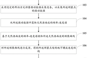 砂巖鈾礦天窗構造的微動探測方法及系統