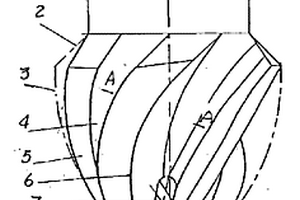 石油地質勘探用四螺旋翼鉆頭
