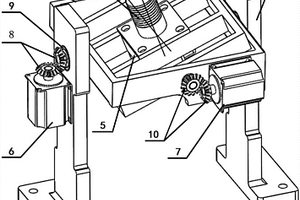 用于地下礦井探測機器人的三維掃描儀平衡調節裝置