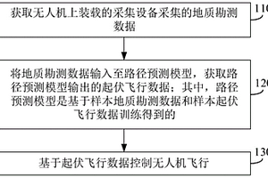 地質勘測無人機飛行控制方法和裝置