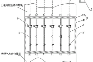 天然氣水合物開采泄漏的地質通道模擬系統及方法