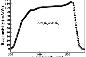CsPbBr<Sub>3</Sub>-CsPb<Sub>2</Sub>Br<Sub>5</Sub>全無機混合鈣鈦礦薄膜的自驅動可見光光電探測器
