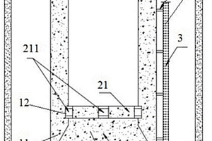 富水地質沉井結構及其施工方法