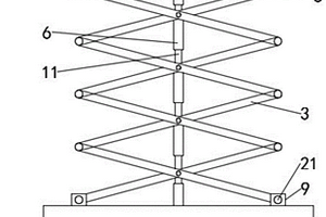 煤礦井下探測機器人升降式探測機構
