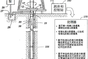 使用標準化的差分數據的地層成分評價
