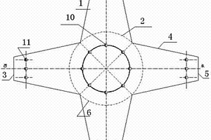 軟基礎風機四葉梅型混凝土承臺預應力管基礎結構