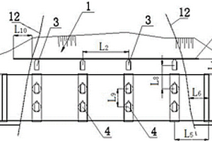 公路或铁路通过大中型寒冻风化碎屑流区域的方法