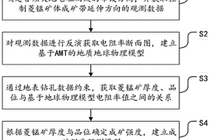 基于AMT的菱錳礦成礦強度定量預測方法及系統