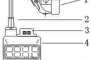 具有數字顯示一氧化碳濃度檢測報警功能的礦燈