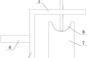 礦山用柱齒壓制磨具的弧形槽測量工具